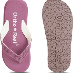ortho + rest Women Orthopedic Doctor Soft Slipper | Pregnancy Non-Slip | Diabetic | Daily Use Women Flip Flops image 5