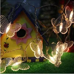 home delight 14 LEDs 4 m Yellow Steady String Rice Lights image 3