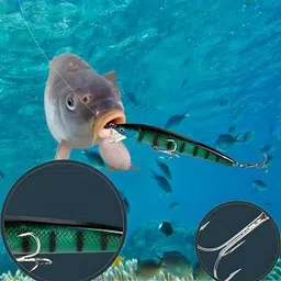 vinayakart Hard Bait Plastic Fishing Lure image 3