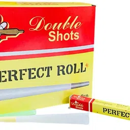 bongchie Double Shots Pre rolled 55 pieces cones Natural King Size 13 gsm Paper Roll image 3