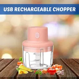 guggu Chopper (Electric Rechargeable Chopper) for Kitchen Vegetable Garlic Onion W375 Electric Vegetable & Fruit Chopper-picture-18
