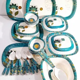 radhe crockery Pack of 44 Melamin Dinner Set-picture-13