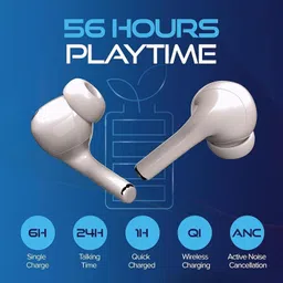 earbuddy SnapX Upto 40 Hours Playtime* Type C Fast Charging Dual Pairing Earbuds 06 Bluetooth Headset image 5