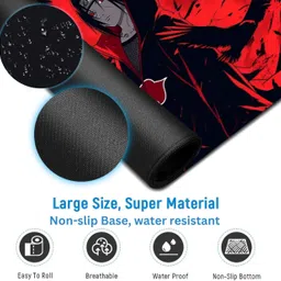 Aniithing Anime Printed Large Gaming XXL Extended Mouse Pad, Nonslip Base, Desk Mat Non Slip Base Mousepad image 3