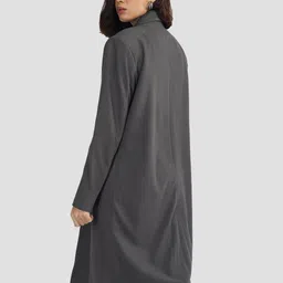 chkokko Polycotton Solid Coat For Women image 2