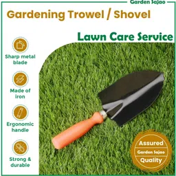 garden sajao Durable and Sturdy Rust-free Shovel for Garden Premium Gardening Accessories Shovel image 2