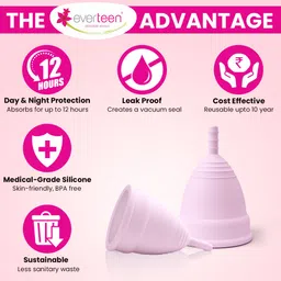 everteen Small Reusable Menstrual Cup image 3