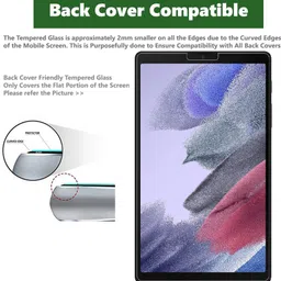 Flipkart SmartBuy Tempered Glass Guard for Samsung Galaxy Tab A7 Lite 8.7 inch image 3