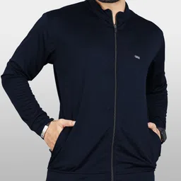 vebnor Men Solid Sports Jacket image 4