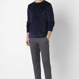 peter england Men Full Sleeve Solid Sweatshirt image 3