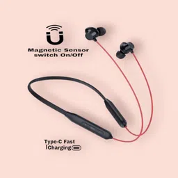 Wireless Neckband, 58Hrs Playtime, Double EQ Mode, Fast Charging_P3 Bluetooth & Wired Headset-image-99