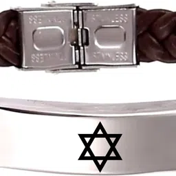 Stainless Steel, Leather Bracelet-image-45