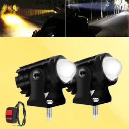 houseofcommon Spotlights Mini Projector Fog Light Front Driving Lampwith Three Line SwitchAE Fog Lamp Motorbike, Car, Truck, Van LED (12 V, 36 W)-picture-30