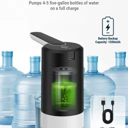 shinetex Portable USB Rechargeable Water Pump Dispenser for Home, Office Bottom Loading Water Dispenser-picture-41