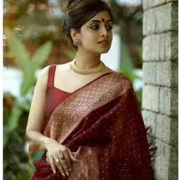 signagraph Woven Kanjivaram Pure Silk Saree image 4