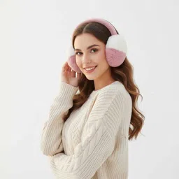 fighter Earmuff Caps for Kids/Girls Foldable Cute Ear Muff image 5