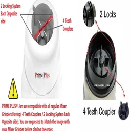 prime plus 1500ml Juicer Jar Mixer Juicer Jar image 2