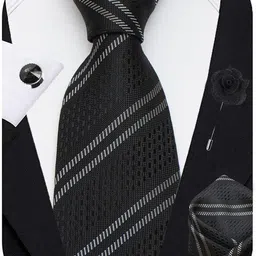 AXLON Silk Cufflink & Tie Pin Set image 4
