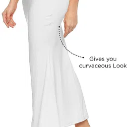 Woo THiNG Shapewear For Women In Solid Lycra Blend Petticoat image 4