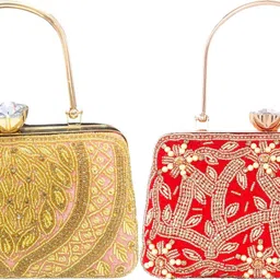 seamount Party Pink, Red Clutch-picture-24