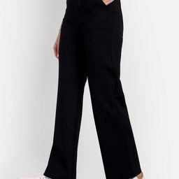 broadstar Women Loose Fit Black Lycra Blend Trousers-picture-40