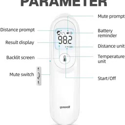 MEDILMA Yuwell Digital Infrared Forehead Thermometer, Non-Contact with Fever Alert Yuwell Digital Infrared Forehead Thermometer, Non-Contact with Fever Alert Thermometer image 5