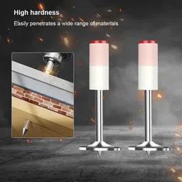 queryzen 7.3mm Nail Gun Manual Steel Nails, Round Nails 100 Pcs Rivet (Aluminium) Rivet image 3