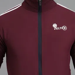 veltick Men Striped Casual Jacket image 5