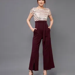 miss chase Embellished Women Jumpsuit image 1