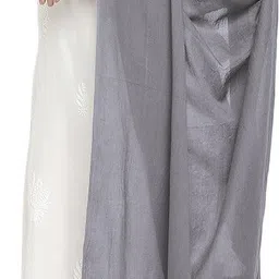 dupatta bazaar Pure Cotton Solid Grey Women Dupatta image 4