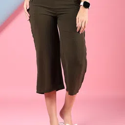 v-mart Women Green Capri-picture-15