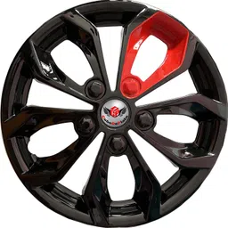 cubodeplato FuryBlk_redpatch_14In_I20_Elite_2018 Wheel Cover For Hyundai Elite i20 image 2
