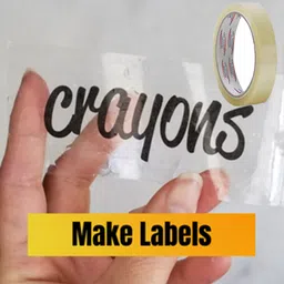 HEPINES 1 Inch 65 Meter Pack of 1 Transparent Tape Self Adhesive Packing Tape Manual Dispenser Transparent BOOP Cello Tape, Self Adhesive High-Strength Packing Tape (Manual) image 5