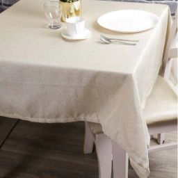 the conversion Premium (40x40) Cream Jute Table Cloth-picture-5