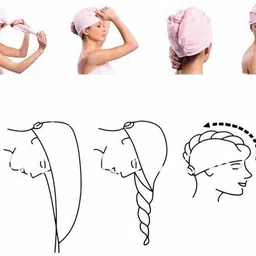 underzone Microfiber 1200 GSM Hair Towel image 5