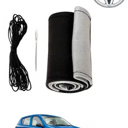 ayw Hand Stiched Steering Cover For Universal For Car Alto 800 image 1