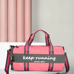 storite 21.5 L Gym Duffel Bag - Duffle/Shoulder/Gym Sports Bag Separate Shoes & Wet Pocket Compartment - Pink-picture-27
