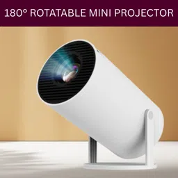 Guggu Smart (Projector) 1080P & 4K Support Rotatable Design With Netflix/Prime etcR474 (4500 lm / 1 Speaker / Wireless / Remote Controller) Portable Projector-image-81