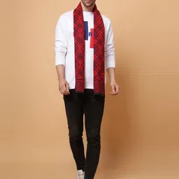 Lebami Checkered Men Muffler image 4