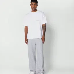 dockstreet Men Solid Grey Track Pants image 4