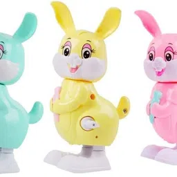 vaalyatoys Wind up Key Jumping Toy Dancing Rabbit Windup Clockwork Key Toy Rattle image 2