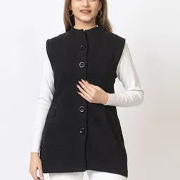 twenty me Solid Women Waistcoat-picture-43