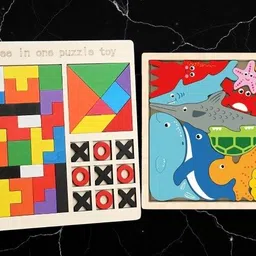vhd Wooden Brain Game Combo | Logic & Sea Animal Puzzles DD191-picture-11