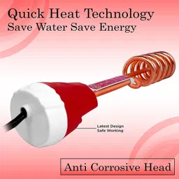 superkraft Water Proof Shock Proof Quick Heat Tech 1500W Immersion Water Heater Rod WPS25 1500 W Shock Proof Immersion Heater Rod image 2