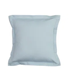 house this Blue Cotton Solid 16x16 inches Cushion Covers (Pack of 2) image 2