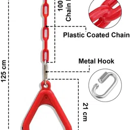 hop n play Gym Trapeze Ring Set: Outdoor and Indoor Adventure for Kids and Adults image 3