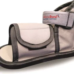 accusure Adjustable & Lightweight Cast Shoe Support Covering Cast/Plaster on Foot Foot Support image 1