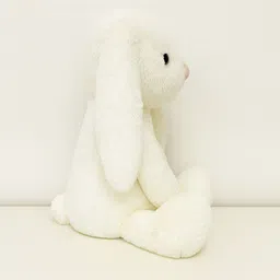 zoqqi Plush Bunny Stuffed Animal, White Soft Rabbit, Pink Nose - 35 cm image 2