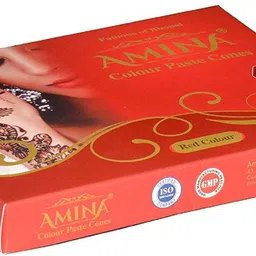 amina Henna Red Instant Tatto Cone/No Chemicals Dyes Natural Mehendi image 3