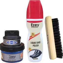 Ezey crm blue+liq nat+shoe brush Shoe Care Kit-picture-27
